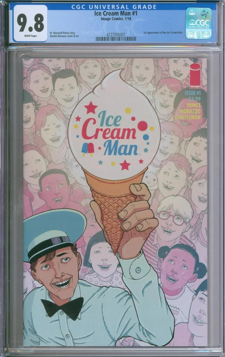 Ice Cream Man #1 CGC 9.8 1st Appearance Of The Ice Cream Man