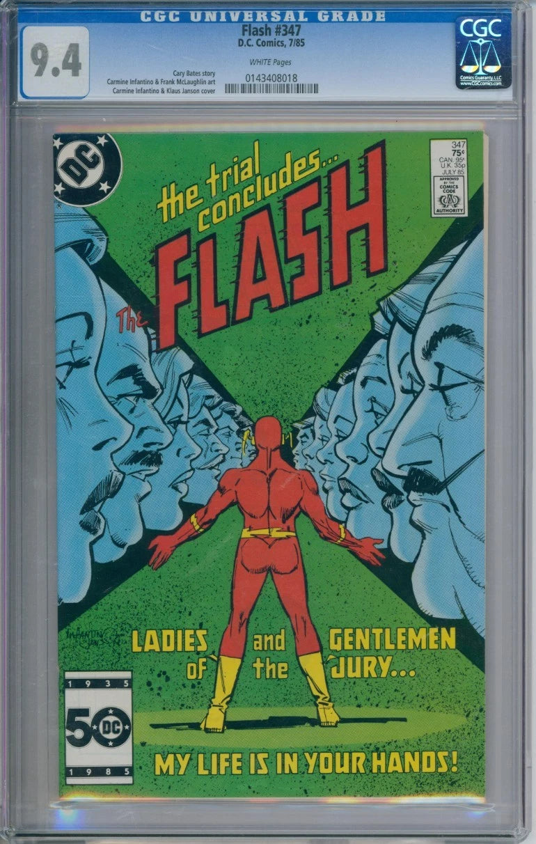 The Flash #347 CGC 9.4 Cary Bates