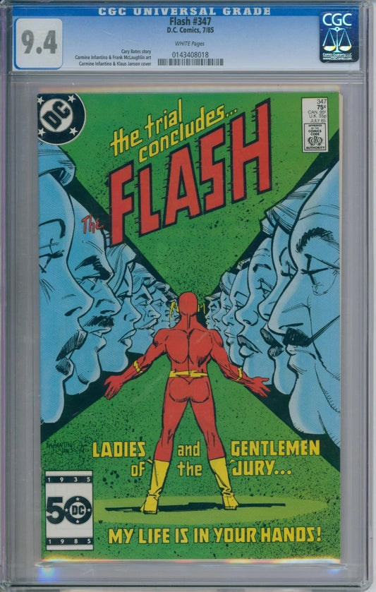 The Flash #347 CGC 9.4 Cary Bates