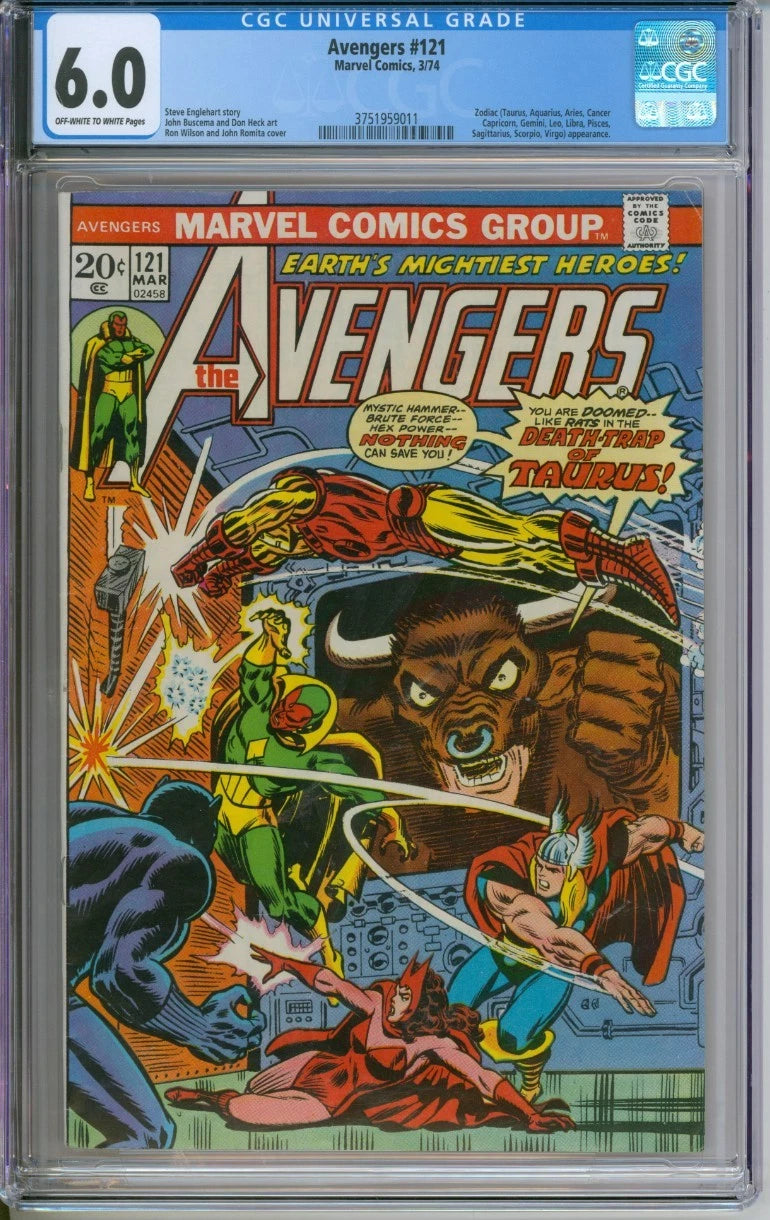 Avengers #121 CGC 6.0 Steve Englehart