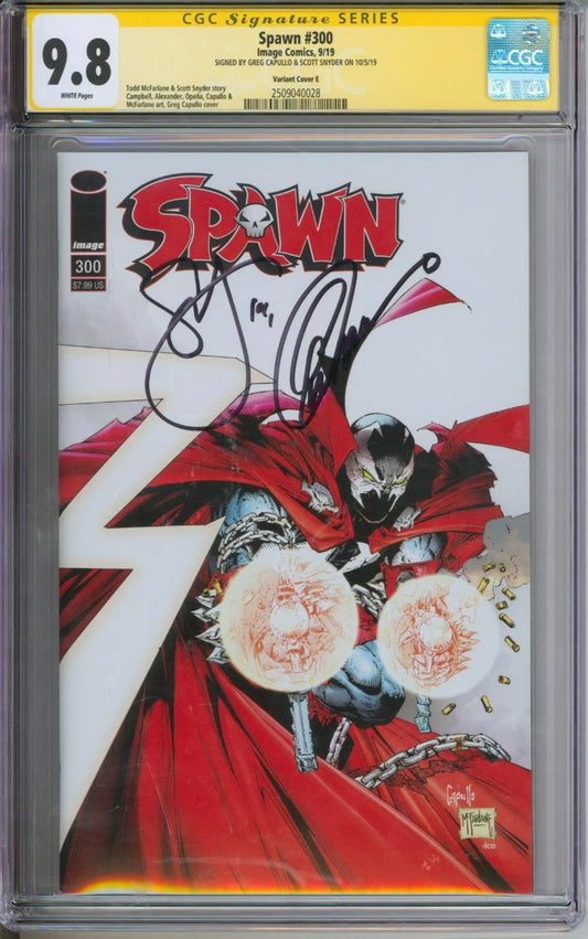 Spawn #300 CGC Signature Series 9.8 Signed by Greg Capullo & Scott Snyder