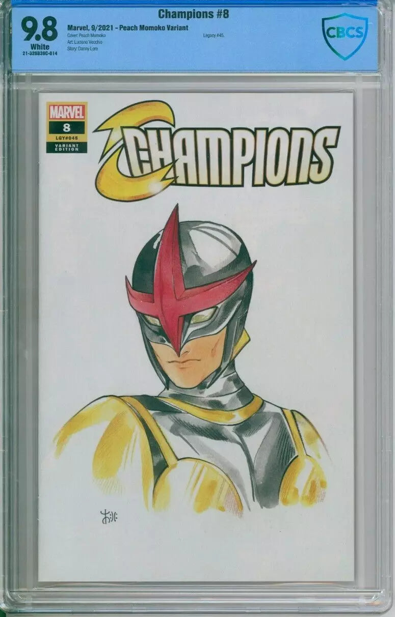 Champions #8 CBCS 9.8 Peach Momoko Variant