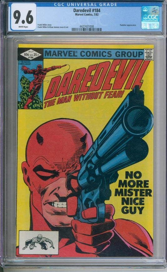 Daredevil #184 CGC 9.6 Frank Miller