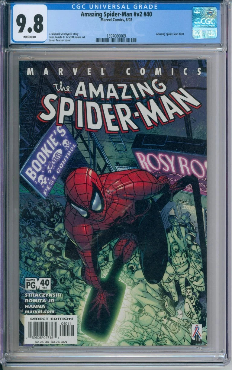 Amazing Spider-Man #v2 #40 CGC 9.8 John Romita Jr.