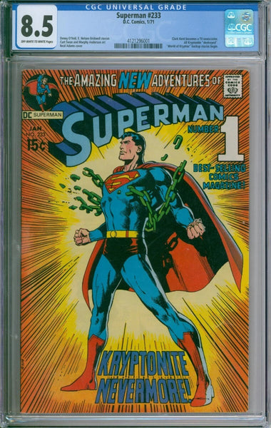 Superman #233 CGC 8.5
