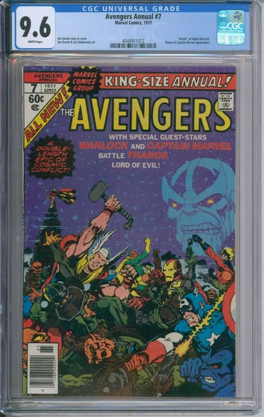 Avengers King Size Annual #7 CGC 9.6