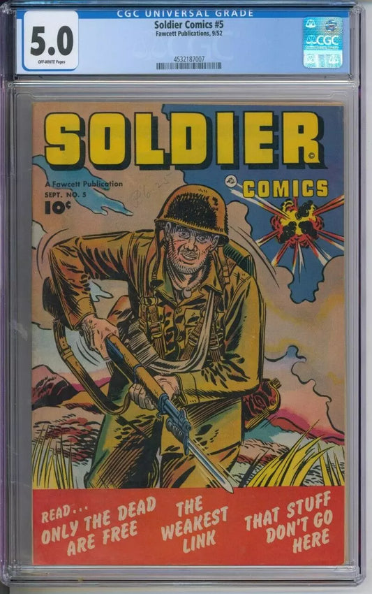 Soldier Comics #5 CGC 5.0