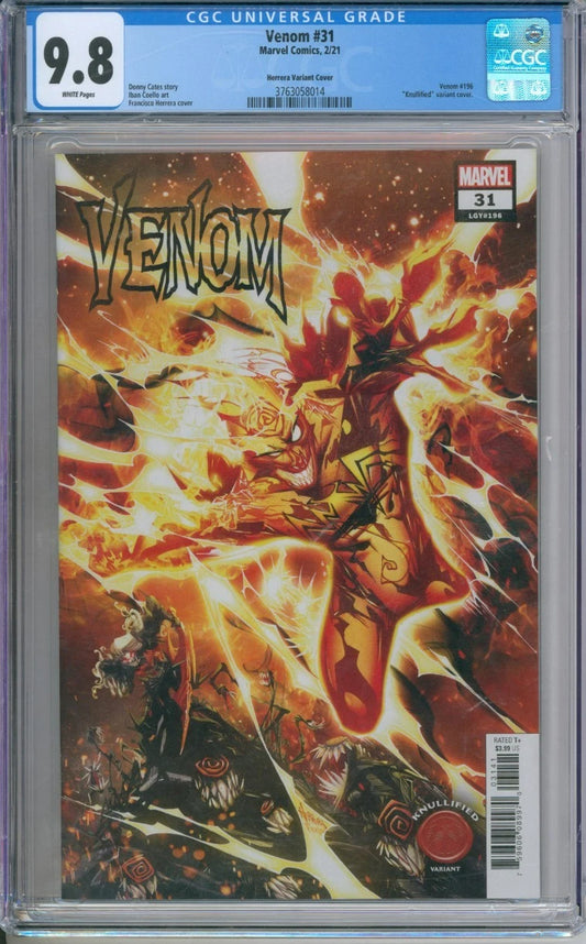 Venom #31 CGC 9.8 Herrera Variant Cover