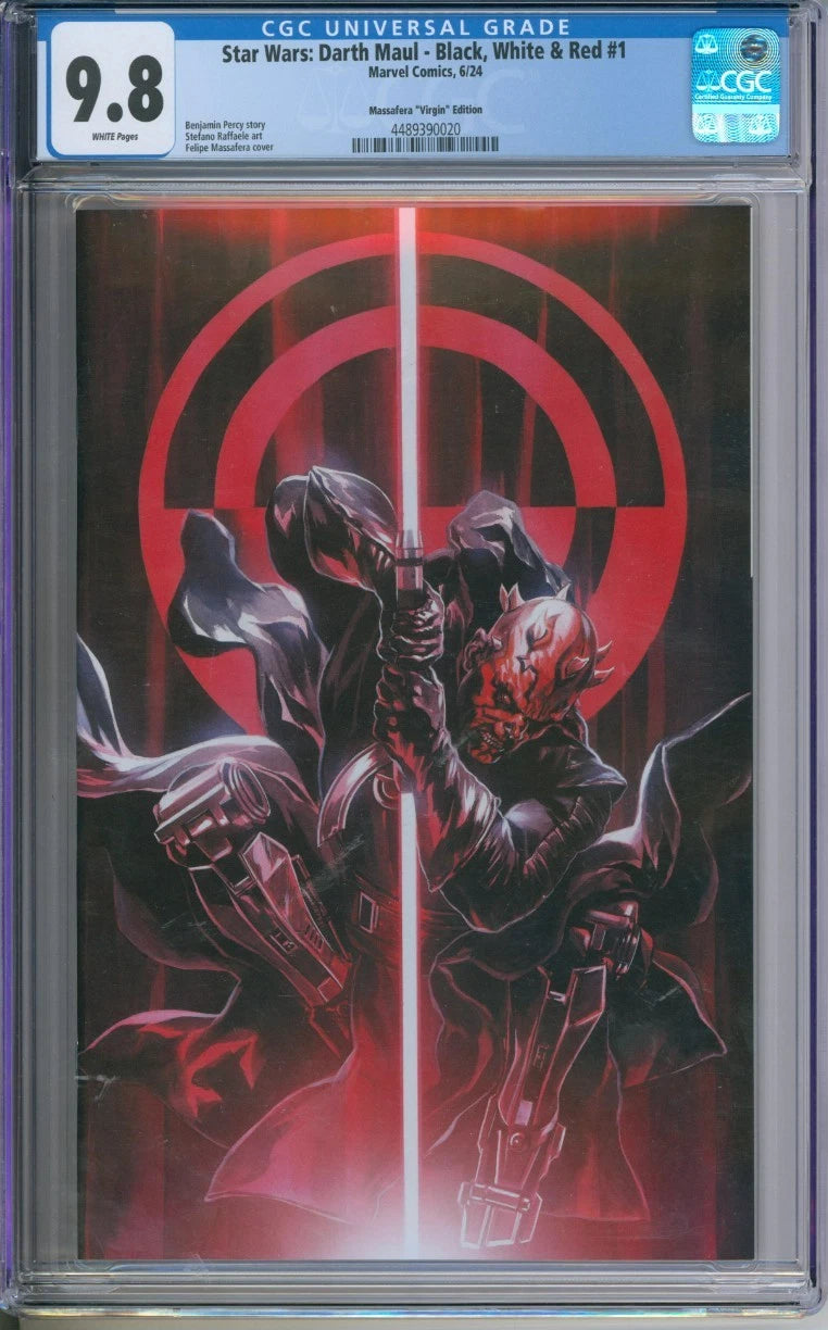 Star Wars: Darth Maul - Black, White, & Red #1 CGC 9.8 "Virgin" Ed