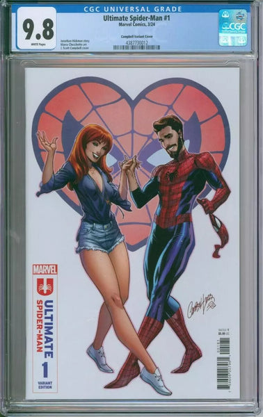 Ultimate Spider-Man #1 CGC 9.8 Campbell Variant Cover