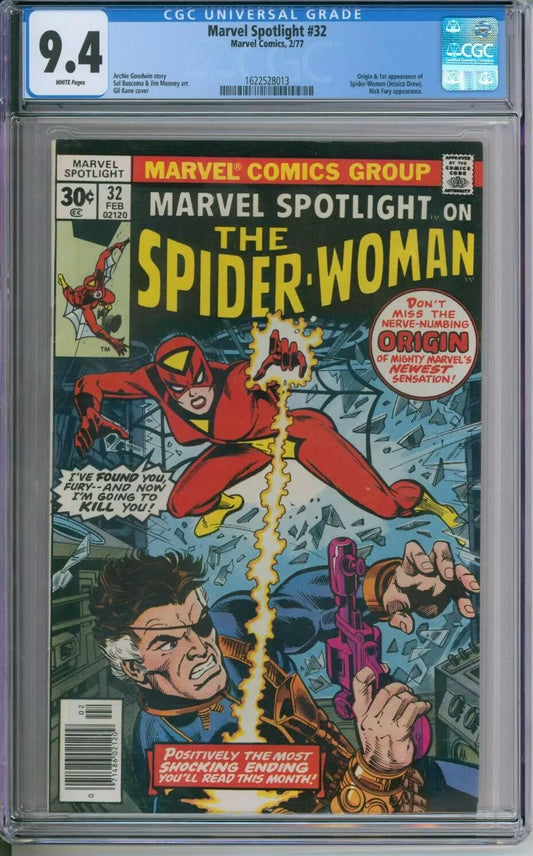 Marvel Spotlight #32 CGC 9.4 1st Appearance of Spider-Woman