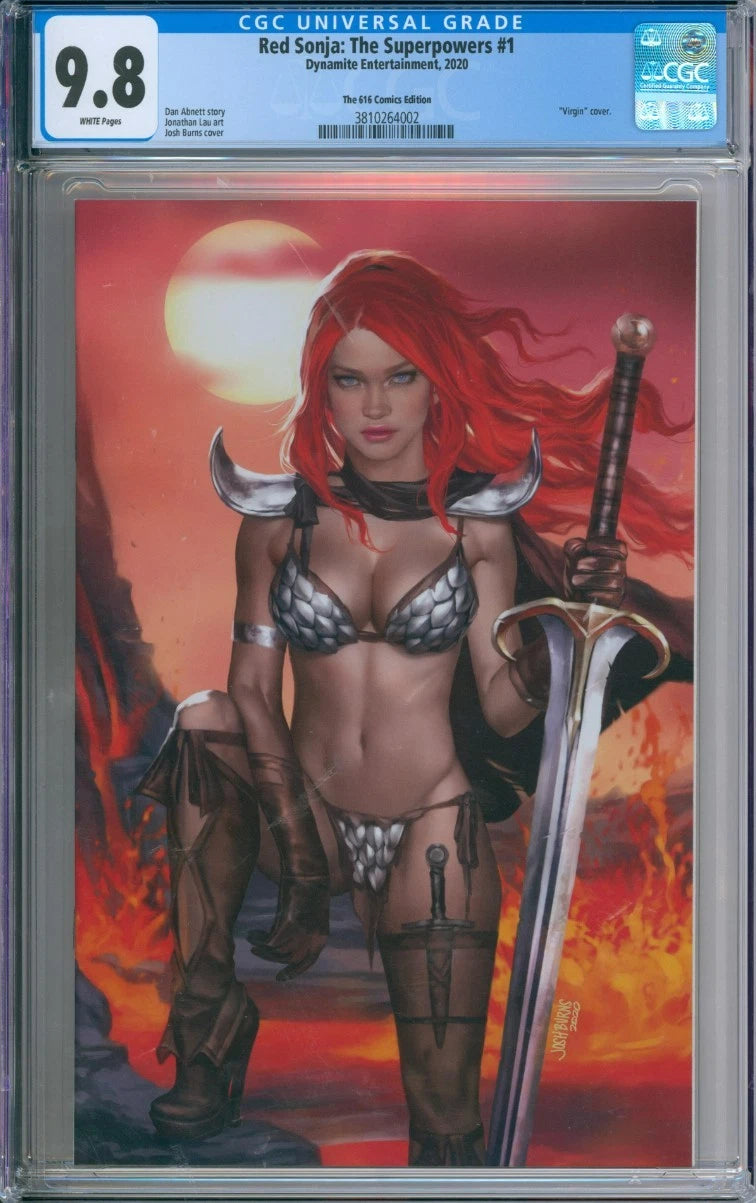Red Sonja: The Superpowers #1 (B) CGC 9.8 "Virgin" Cover