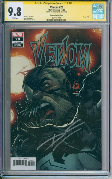 Venom #28 CGC Signature Series 9.8 Signed By Donny Cates