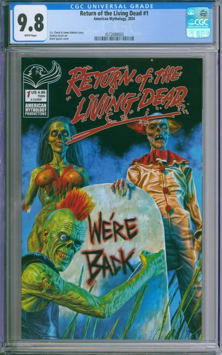 Return Of The Living Dead #1 CGC 9.8