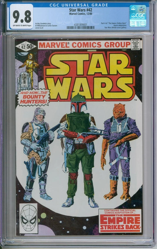 Star Wars #42 CGC 9.8 Part 4 Of "The Empire Strikes Back"
