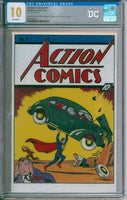 Action Comics #1 CGC 10.0 Pure Silver Foil New Zealand Mint Replica