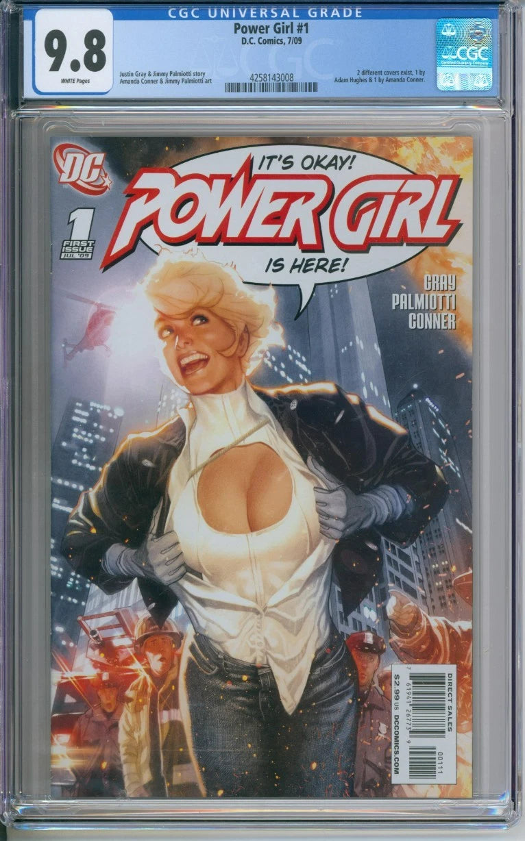 Power Girl #1 CGC 9.8 Jimmy Palmiotti