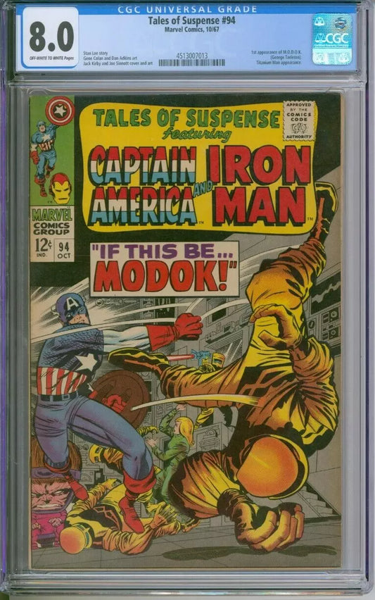 Tales Of Suspense #94 CGC 8.0