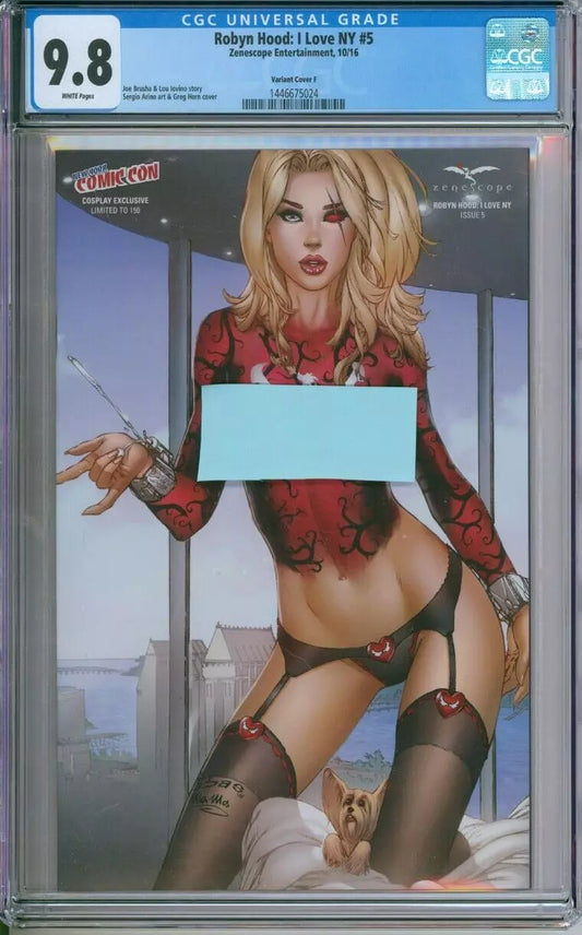 Robyn Hood: I Love NY #5 CGC 9.8 Variant Cover F