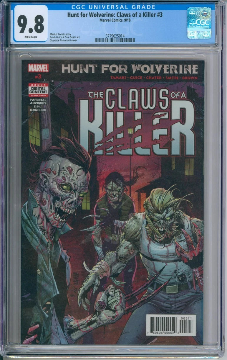 Hunt For Wolverine: Claws Of A Killer #3 CGC 9.8 Mariko Tamaki