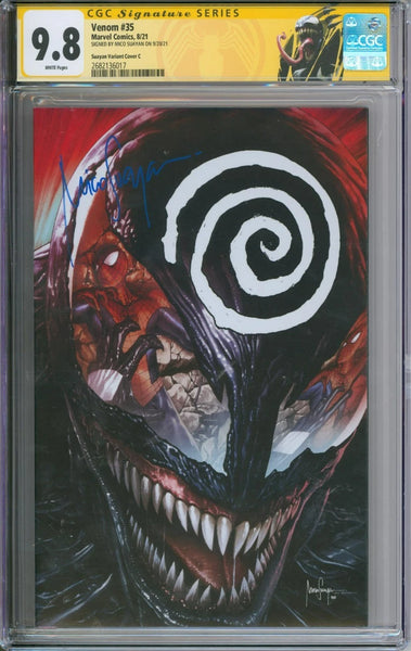 Venom #35 CGC Signature Series 9.8 Signed By Mico Suayan