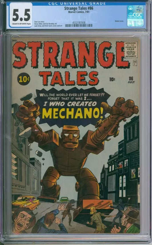 Strange Tales #86 CGC 5.5