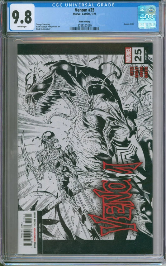 Venom #25 (LGY #190) CGC 9.8 Fifth Printing