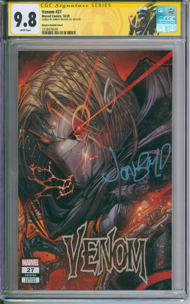 Venom #27 CGC Signature Series 9.8 Signed by Jonboy Meyers