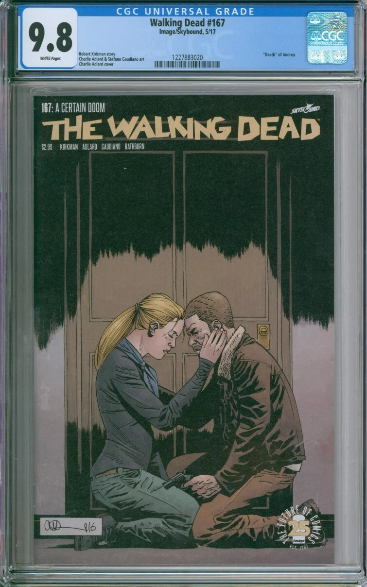 The Walking Dead #167 CGC 9.8 "Death" Of Andrea