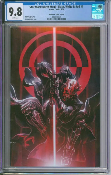 Star Wars: Darth Maul - Black, White, & Red #1 CGC 9.8 Virgin Edition