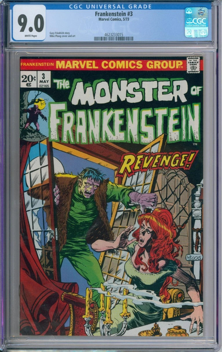 Frankenstein #3 CGC 9.0 Gary Friedrich