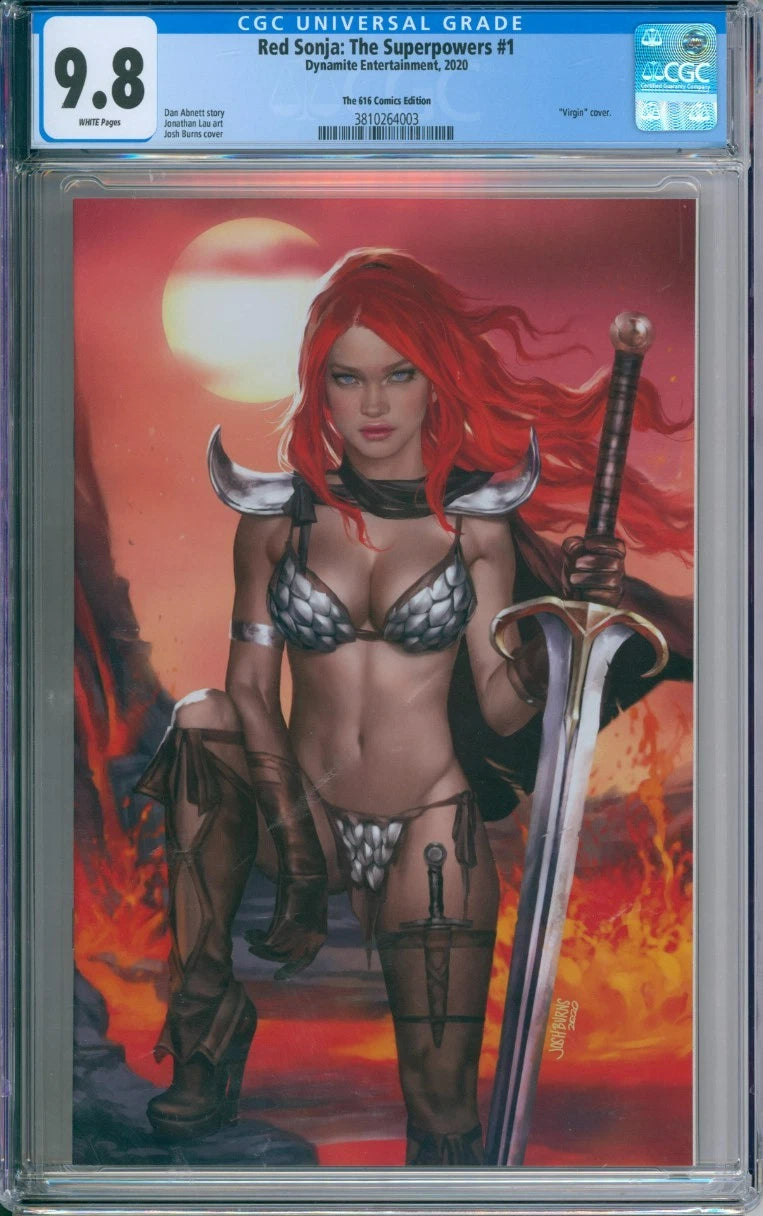 Red Sonja: The Superpowers #1 (A) CGC 9.8 "Virgin" Cover