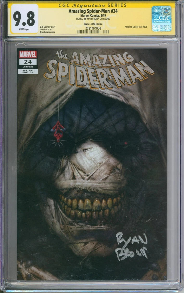 Amazing Spider-Man #24 CGC Signature Series 9.8 Signed Ryan Brown