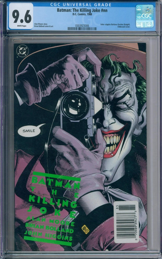 Batman: The Killing Joke CGC 9.6 Joker Cripples Barbara Gordon