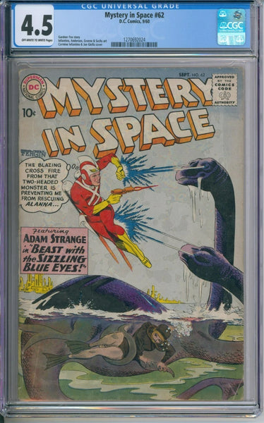 Mystery In Space #62 CGC 4.5 Gardner Fox