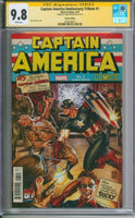 Captain America Anniversary Tribute #1 CGC Signature Series 9.8 Signed By Mark Brooks