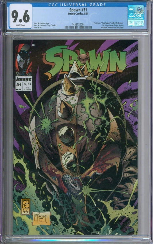 Spawn #31 CGC 9.6 First "Anti-Spawn" Called Redeemer