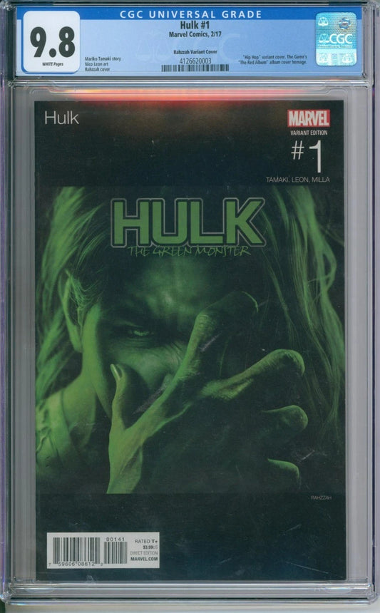Hulk #1 CGC 9.8 Rahzzah Variant Cover