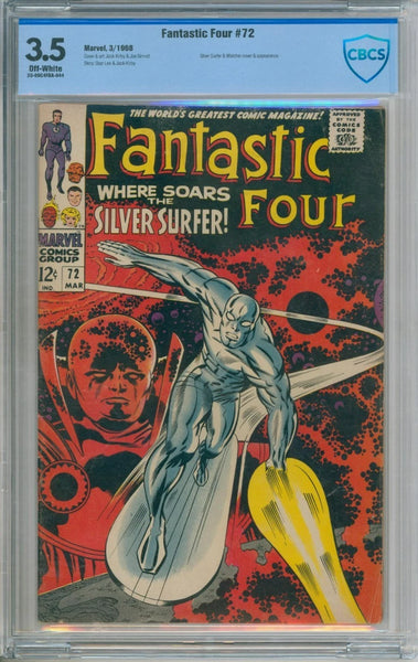 Fantastic Four #72 CBCS 3.5 Stan Lee & Jack Kirby Story