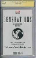 Generations: Wolverine & All-New Wolverine #1 CGC Signature Series 9.8 Signed Greg Horn