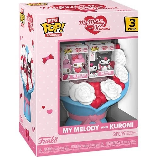 My Melody And Kuromi Bitty pop Valentine