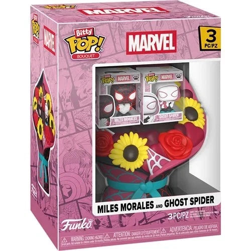 Funko Bitty POP! Bouquet: Spider-Man Valentine's Day - Miles Morales & Ghost Spider