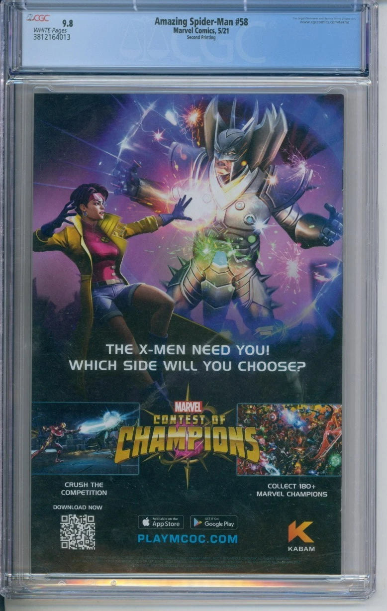Amazing Spider-Man #58 CGC 9.8 Second Printing