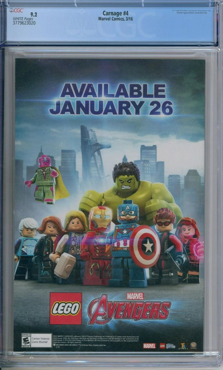 Carnage #4 CGC 9.2 Gerry Conway