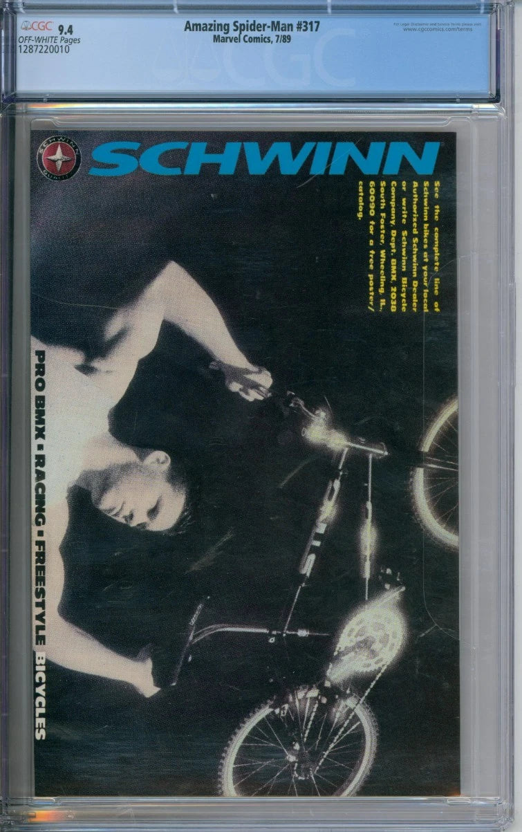 Amazing Spider-Man #317 CGC 9.4 Todd McFarlane Cover