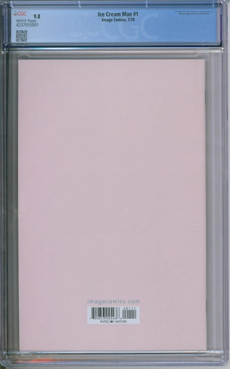 Ice Cream Man #1 CGC 9.8 1st Appearance Of The Ice Cream Man