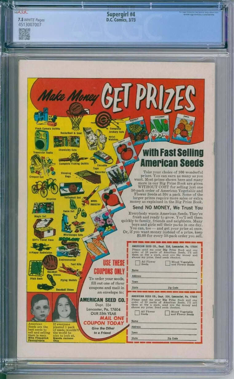 Supergirl #4 CGC 7.5