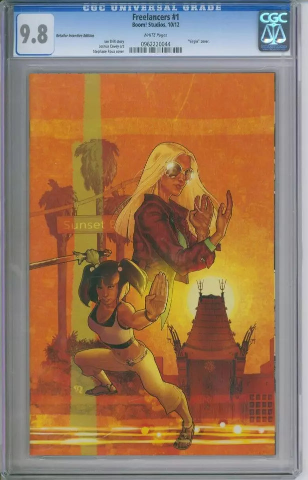 Freelancers #1 CGC 9.8 Virgin Cover