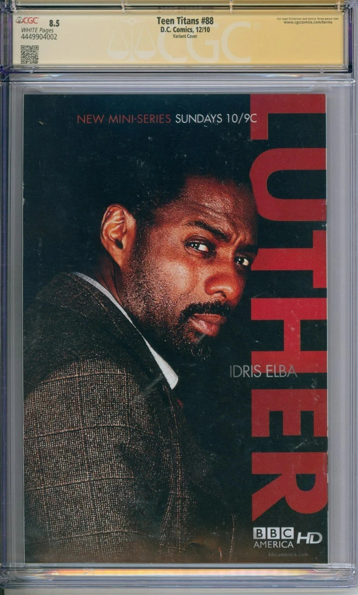 Teen Titans #88 CGC Signature Series 8.5 Signed By Adam Hughes