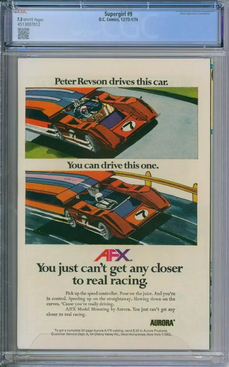 Supergirl #9 CGC 7.5